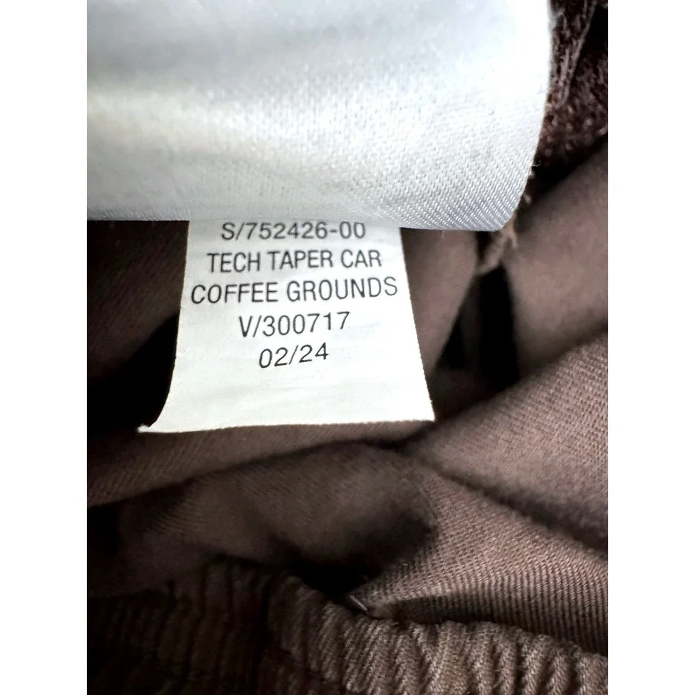 Old Navy Tech Taper Cargo Pants Coffee Grounds Brown Size XL 14-16 Quick Dry